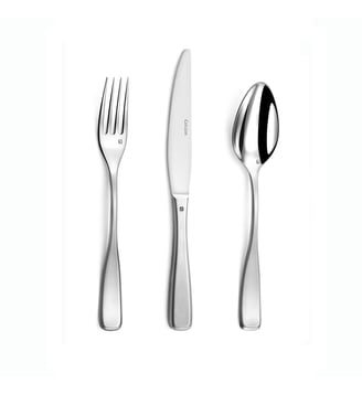Couverts entrée, fromage, dessert pour 6 personne en acier inoxydable - Couzon - Multicolore