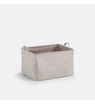 Panière 100% polyester - La Redoute Interieurs - Gris clair