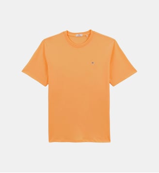 T-shirt col rond Théo en coton - Serge Blanco - Orange