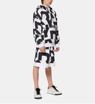 Short bermuda en polaire de coton DKNY
