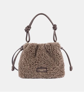 Petit sac besace Moumoute - Lancaster - Marron