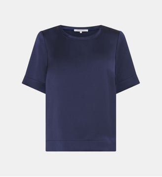 top en satin - cileia - Gerard Darel - Marine