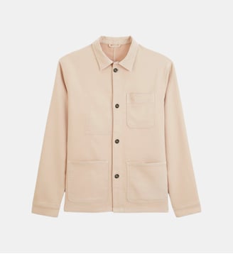 Veste worker Wendel chevron coton - Serge Blanco - Beige