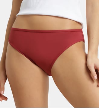 Slip de bain menstruel Dim Protect - Dim - Rouge foncé