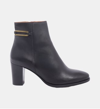 Bottines bijoux talon Zélie - Jules & Jenn - Noir