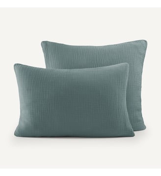 Taie d'oreiller enfant gaze de coton bio AM.PM