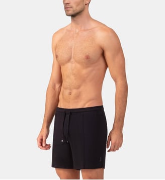 Short court en coton modal - Ron Dorff - Noir
