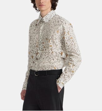 Chemise thomas en coton - Agnès b. - Blanc aube