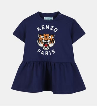 Robe froncee a la taille Kenzo Kids