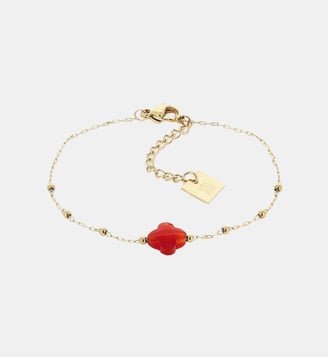 Bracelet Velasquez  en Acier doré - Zag Bijoux - Rouge