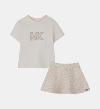 Ensemble t-shirt et jupe - Michael Kors Kids - Riz