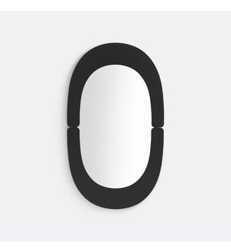 Miroir ovale en métal fer La Redoute Interieurs