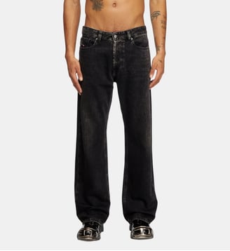 Relaxed Jeans - 1980 D-Eeper - Diesel - Noir et gris foncé