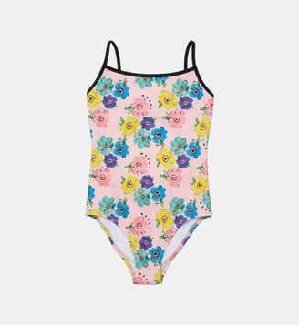 Maillot une pièce à fleurs - Marni - Rose