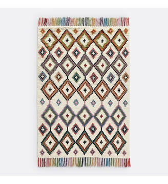 Tapis style berbère en 100% laine - La Redoute Interieurs - Multicolore