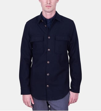 Surchemise CONSTANT Marine - Atelier Privé - Marine