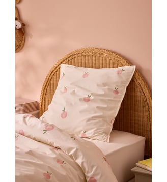 Taie d'oreiller percale de coton "Margareth" - Cyrillus - Rose