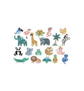 Magnets Jungle Michelle Carlslund - Vilac - Multicolore
