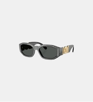 Medusa Biggie Sunglasses - Versace - Argent sur or