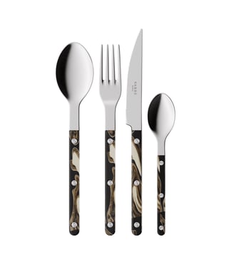 Set de 4 couverts de table, Bistrot Dune - Sabre - Dune noir