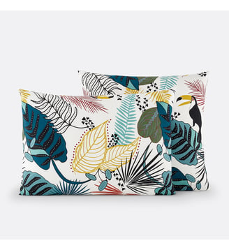 Taie d'oreiller percale coton - La Redoute Interieurs - Multicolore