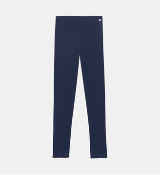 Legging -  coton festonné - Tartine Et Chocolat - Marine