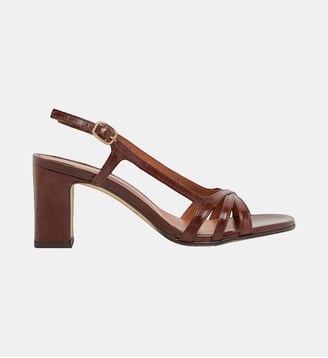 Sandales à talons Vaiana en cuir - Jonak - Marron