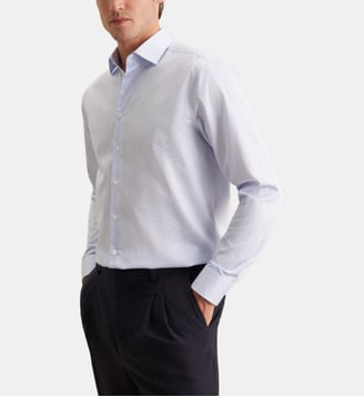 Chemise d'affaires 1/1 Regular Col Kent - Seidensticker - Bleu clair