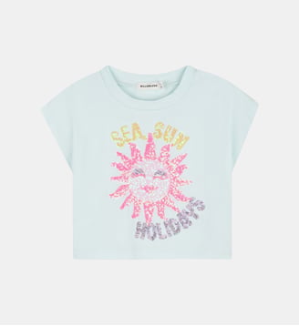 Tee-shirt à manches courtes - Billieblush - Vert poudre