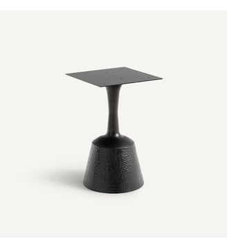 Pied de table en métal fer martelé AM.PM