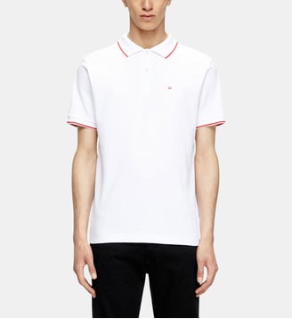 Polo avec micro broderie Diesel - Diesel - Blanc