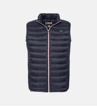 Doudoune ultralégère sans manche - Schott - Bleu marine