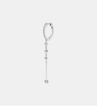 Flamboyante bijou d'oreille en or rose - Djula - Or blanc