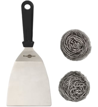 Ustensile plancha spatule/2 boules inox AKN1 - Krampouz - Standard