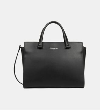 Grand sac à main Sierra en cuir - Lancaster - Noir