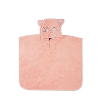 Poncho pur coton - Garnier Thiebaut - Rose