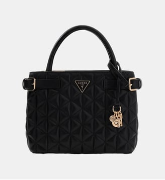 Mini sac à main matelassé Paisleigh - Guess - Noir