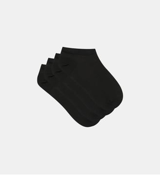 Lot de 2 Paires de Socquettes Courtes Light Coton - Dim - Noir