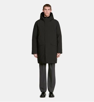 Parka à capuche zippée - Sandro - Noir