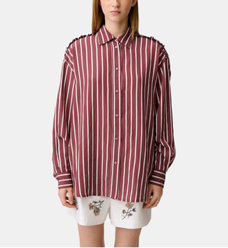 Chemise oversize rayée - Claudie Pierlot - Bicolore