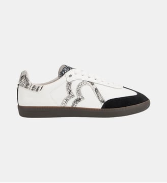 Baskets En Cuir Billie Python - Bons Baisers - Blanc