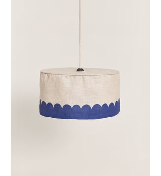 Abat-jour en lin pour suspension diam. 40cm Vibes Nobodinoz