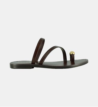 Sandales plates Wife - Jonak - Marron foncé