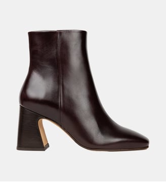 Boots Mi-Hautes Norma Cuir - Bobbies - Marron foncé