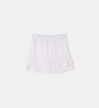 Jupe à taille élastiquée - Zadig&Voltaire Kids - Blanc