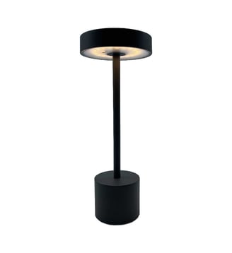 Lampe de table de table sans fil touch LED gris foncé - Lumisky - Noir