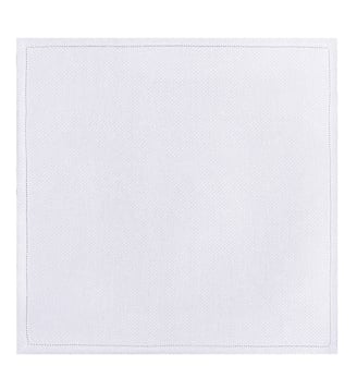 Serviette de table Portofino 100% lin - Le Jacquard Francais - Blanc
