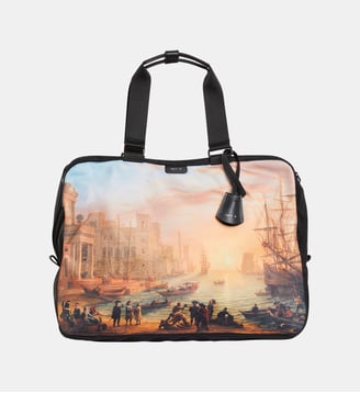 sac Boston agnès b. inspirée par le Louvre - Agnès b. - Multicolore