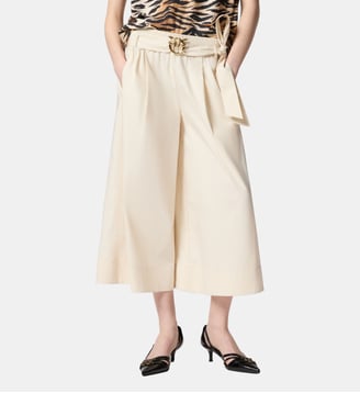 Bermuda long à boucle love birds - Pinko - Beige g maroso