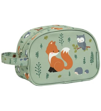 Trousse de toilette Amis de la forêt - A Little Lovely Company - Vert d'eau